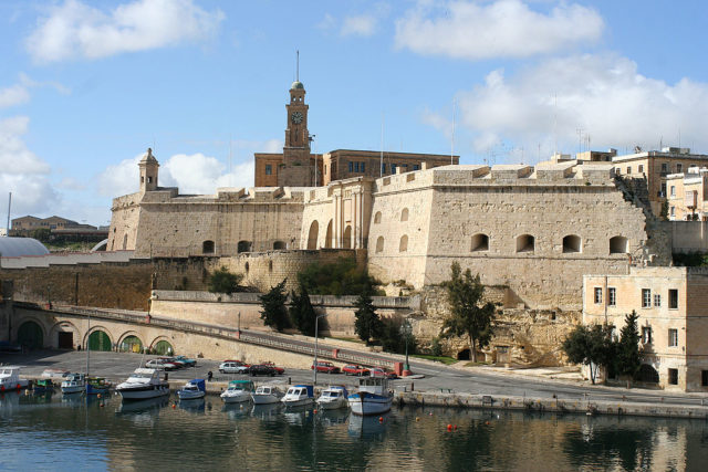 The Senglea Land Front in Malta as it is today. Wikipedia / Public Domain