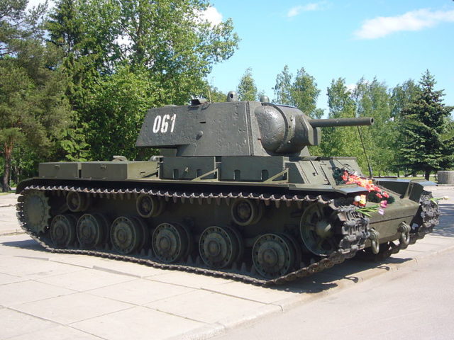 The 52-ton Soviet KV-1, which was, for a time, almost indestructable on the battlefields of WW2. Wikipedia / Public Domain