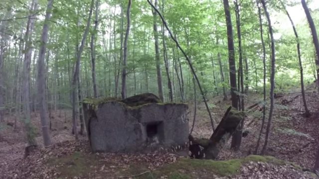 German pillbox opposite the Climbach cemetery Image Source: Trail of the Cactus