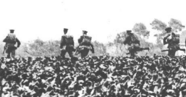 British troops retreating after the Battle of Mons. By The original uploader was Kirill Lokshin at English Wikipedia - Transferred from en.wikipedia to Commons., Public Domain, https://commons.wikimedia.org/w/index.php?curid=2676687