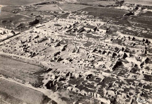 Ruins of Carthage. Photo taken in 1950.