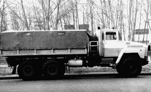 A segunda opção KrAZ-2E260 com turbina a gás de 360º.  1976. Crédito da foto: ⒸEvgeniy Kochnev, Kolesa.ru.