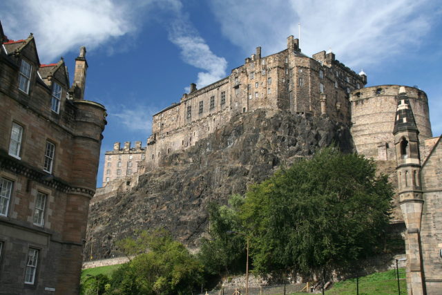 Edinburgh Castle, headquarters of the fictional British Fourth Army during Operation Fortitude Photo Credit