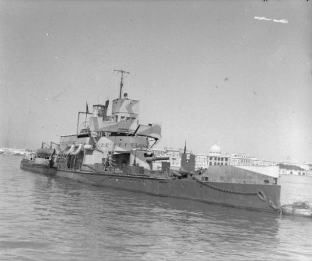 The gunboat HMS Aphis while on riverine duty in Egypt