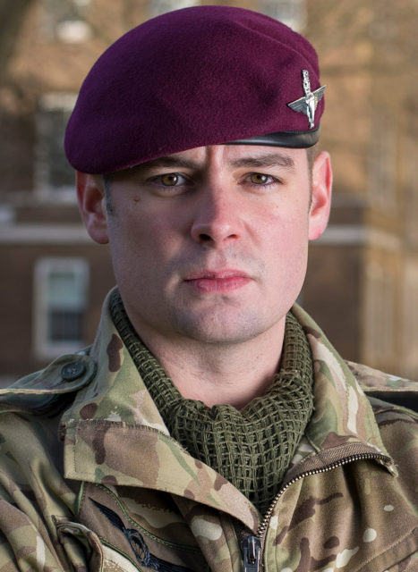 Lance Corporal Joshua Leakey in 2015.