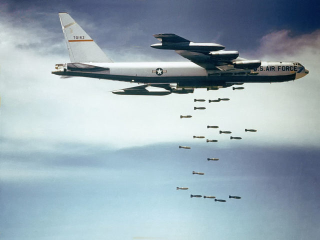 American bombing of North Vietnam.