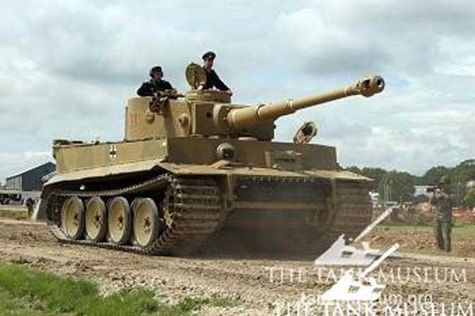 Tiger 131 at The Tank Museum