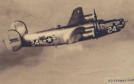 One of the lead bombers, the Tulsamerican, was severely damaged and crashed into the Adriatic while attempting to return to its Italian base