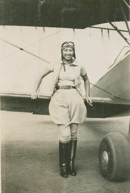 Maggie Gee and Hazel Ying Lee were the first two Chinese Americans in the Women Air Force Service Pilots.