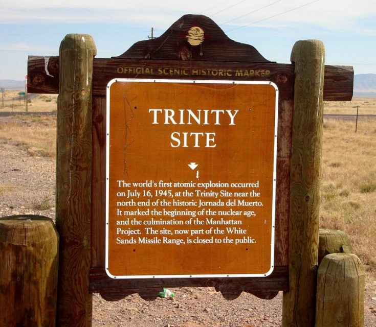 Trinity Site, Where the First Atomic Bomb Was Detonated A Place that