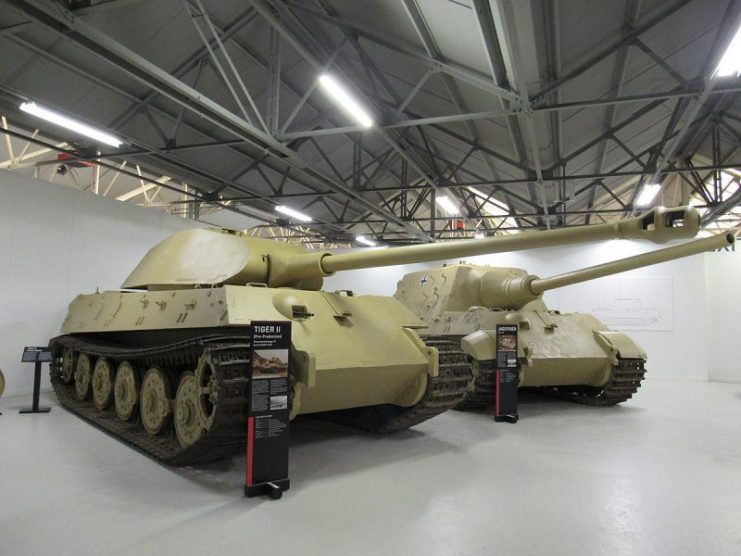 Tiger II tank on display in Tank Museum, Bovington, England. Photo: Makizox / CC-BY-SA 4.0