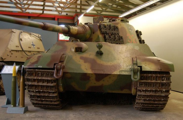 Panzerkampfwagen VI Tiger II (321) in the Panzermuseum Munster