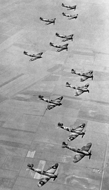 Early models of the Spitfire before the Battle of Britain.