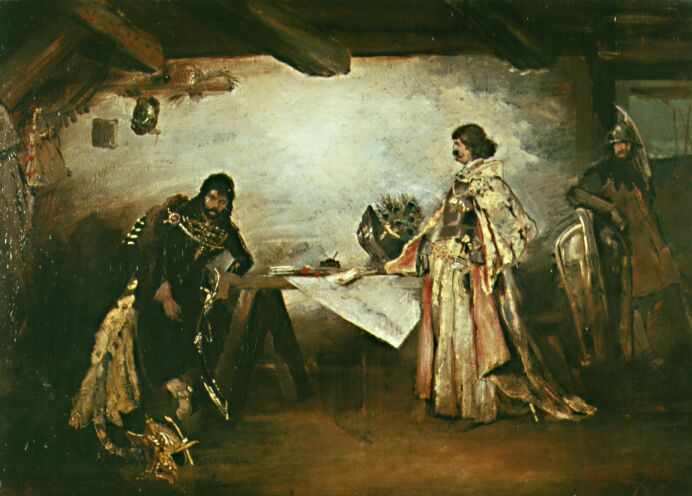 Matthias Corvinus and George of Podebrady