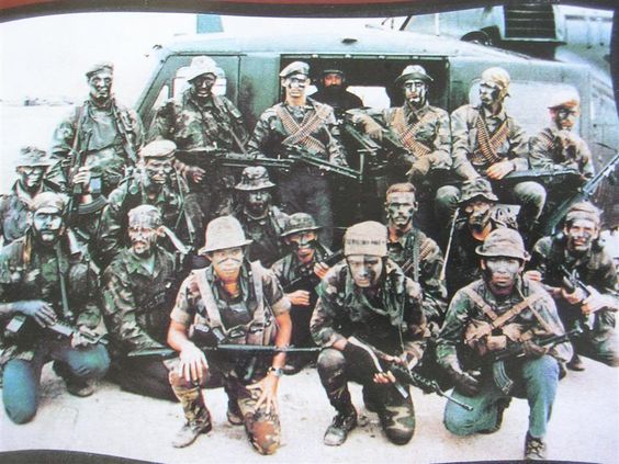 U.S. Navy Seals and South Vietnamese Special Forces