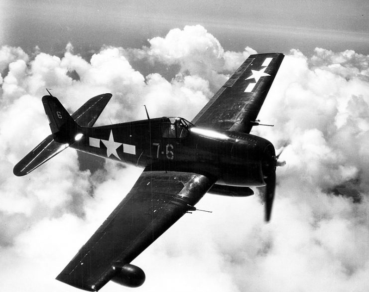 F6F-5N Hellcat Nightfighter z radarem i 20mm działkami M2.