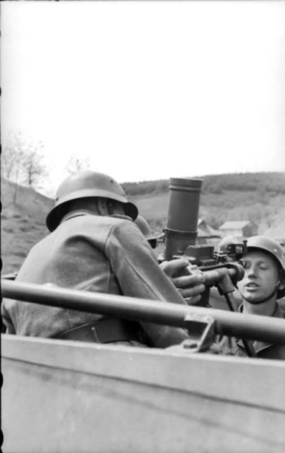 German Mortar Team