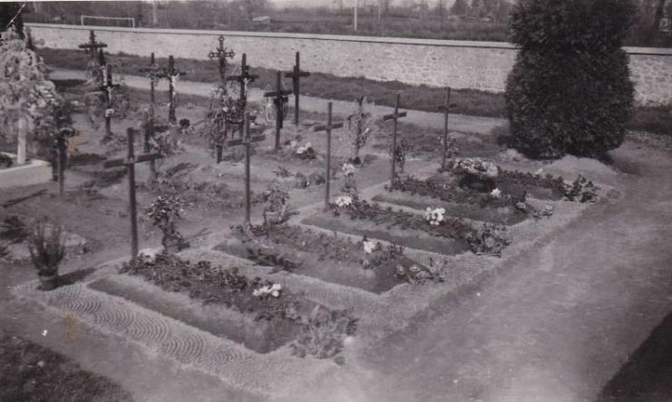St Sever – the unmarked graves of the Wellington crew