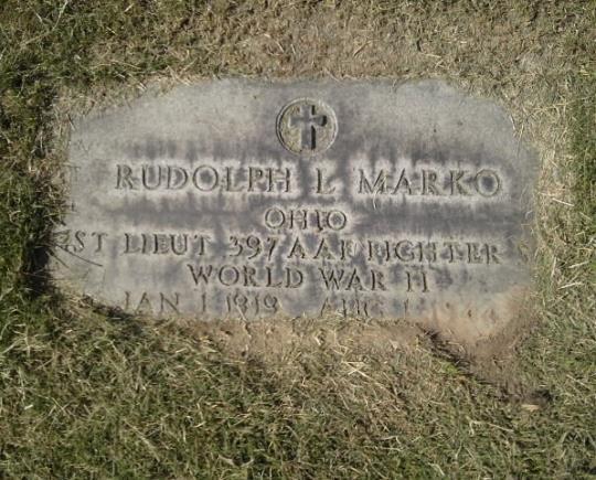 Grave of Lt Marko in Cleveland, Ohio.