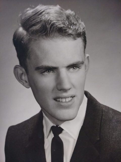Jim Wood is pictured in his graduation photo from Eldon High school in 1965. The following year, he was drafted into the U.S. Army. Courtesy of Mike Wood