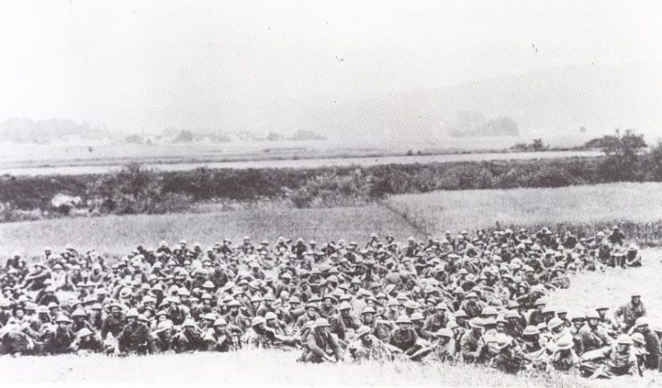 6th Marines outside Belleau Wood in WWI