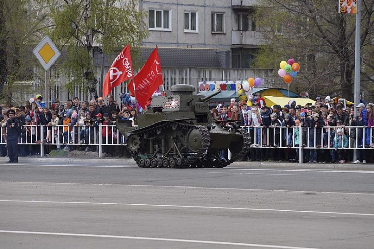 Soviet T-18 light tank. By Mil.ru CC BY 4.0