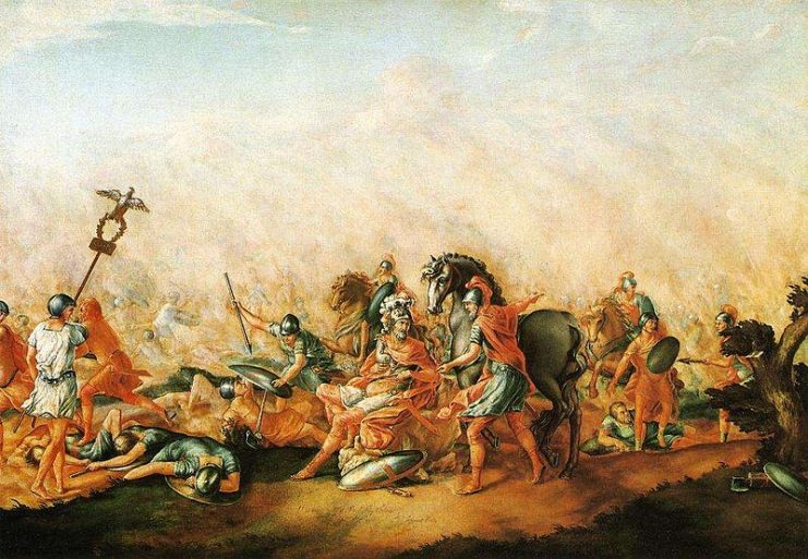 The Death of Aemilius Paulus at the battle of Cannae