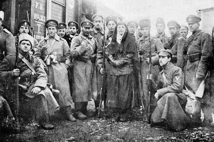 Антибольшевистская добровольческая армия на юге России - январь
1918