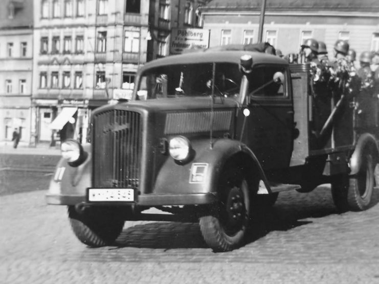 Wehrmacht truck Opel Blitz 3600 S 3 ton in Germany