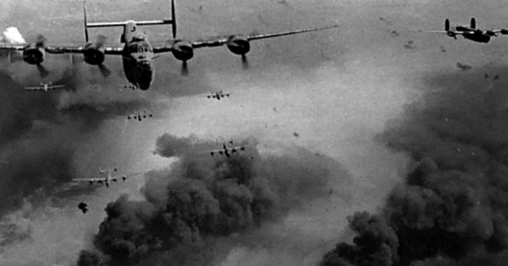 B-24s in Operation Tidal Wave.