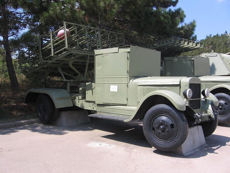 BM-31-12 at the Museum on Sapun Mountain, Sevastopol. By Cmapm CC BY 3.0