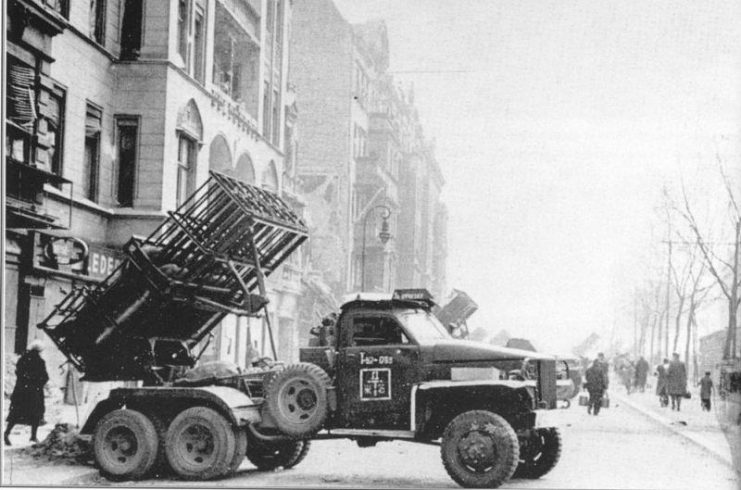 BM-13N Katyusha Multiple rocket launcher