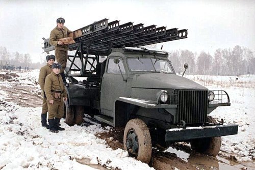 BM-13N Katyusha Multiple rocket launcher