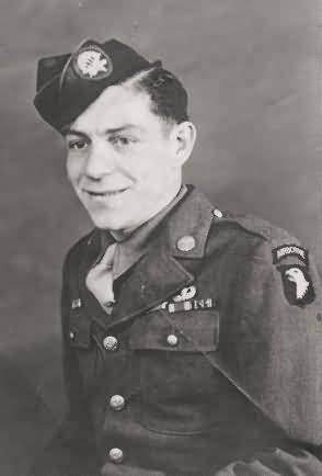 101st Airborne Medic Eugene Roe, a member of Easy Company, Band of brothers.