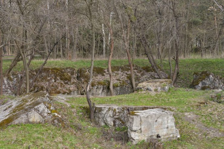 Remains of Hitler’s bunker Werwolf.