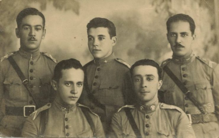 Brazilian Army officers, World War I.
