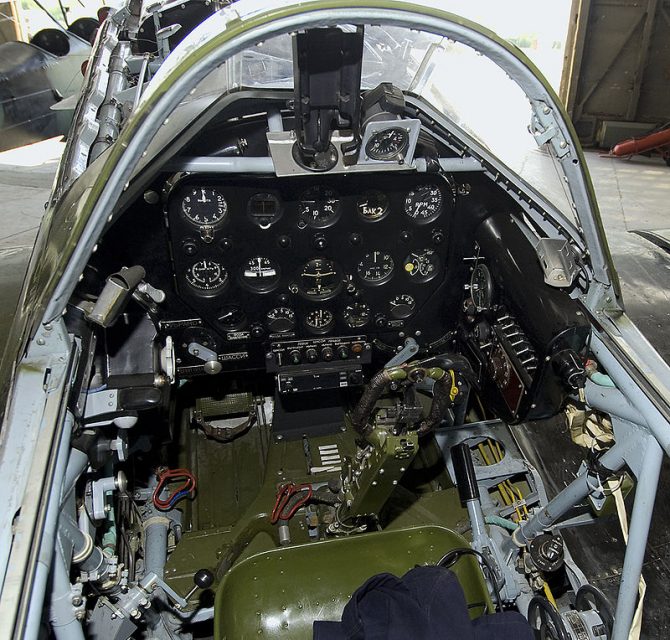 Mig-3(65) Cockpit. Photo: Aleksandr Markin CC BY-SA 2.0