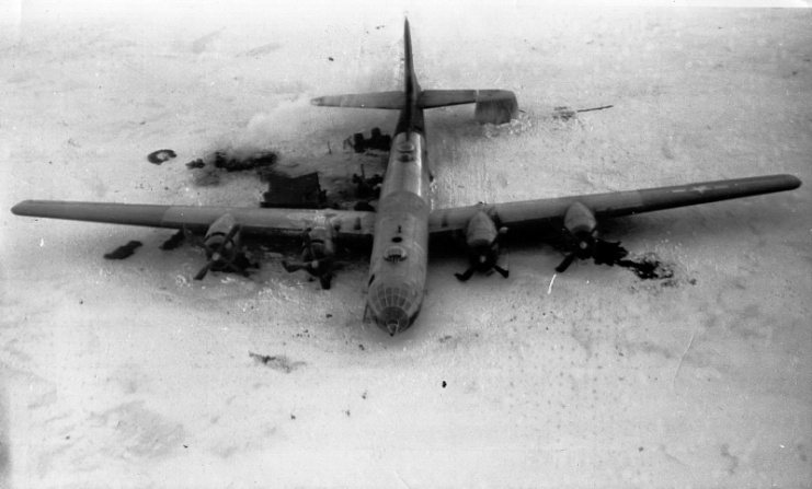 Crash photo, taken February 1947