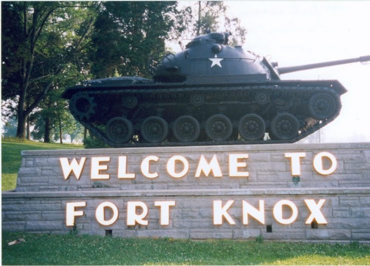 Fort Knox tank Photo by 48states CC BY-SA 3.0