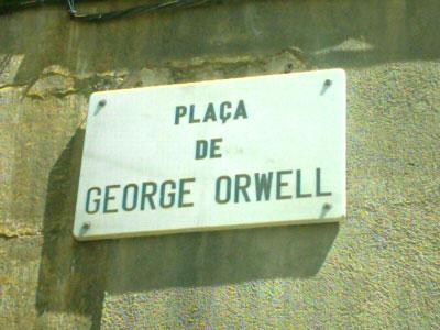 In Catalonia, a square near the Barcelona waterfront named Plaça George Orwell.
