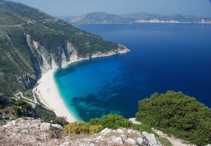 Myrtos Beach, Kefalonia. Photo: Rob Bendall