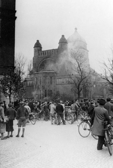 Synagogue in Bamberg- Destruction during the cristal Nacht (1938)
