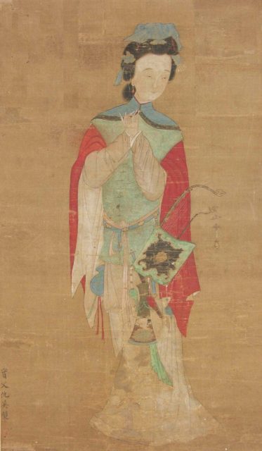 Painting of Hua Mulan, 18th century, housed in the British Museum