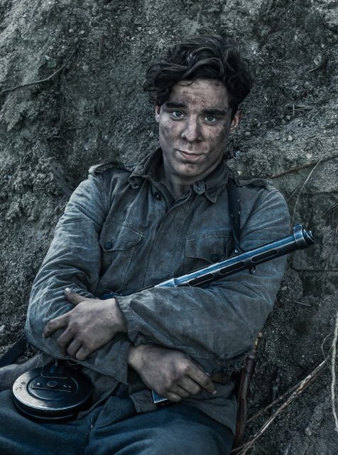 Eemeli Louhimies as Private Asumaniemi. Photo: Juuli Aschan