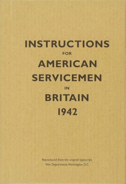 Instructions for American Servicemen in Britain