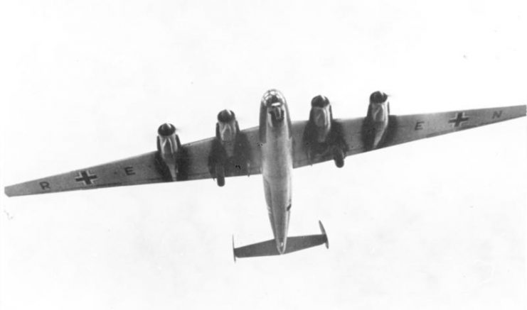The Messerschmitt Me 264 V1 (first prototype Me 264).Bundesarchiv, Bild 146-1995-042-37 / CC-BY-SA 3.0