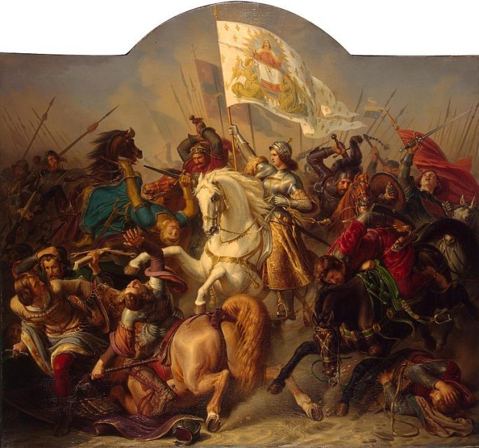 Central Part of “The Life of Joan of Arc” Triptych