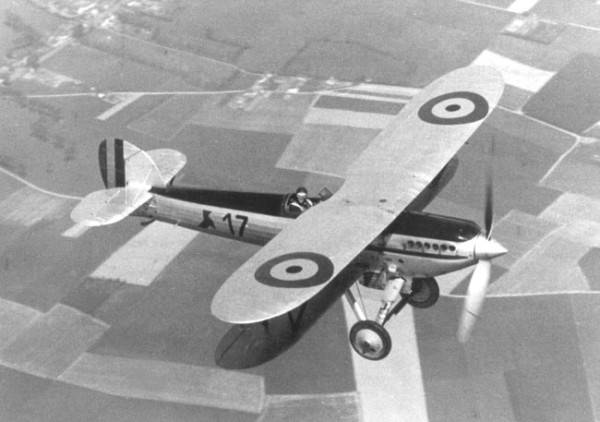 A Belgian Air Force Fairey Firefly IIM “Y-17” in flight near its homebase at Nivelles, Belgium.