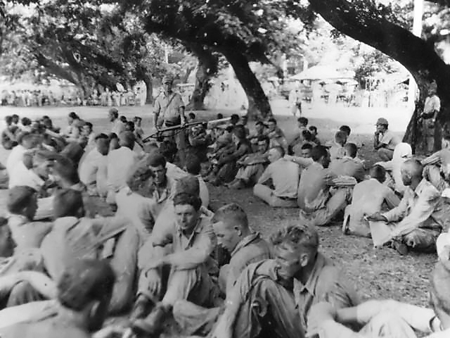 Group of American prisoners, May 1942.
