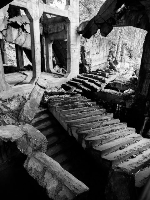 abandoned building